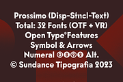 Prossimo (65% Off), a Font by Sundance Tipografia (Thumbnail 7 of 13)