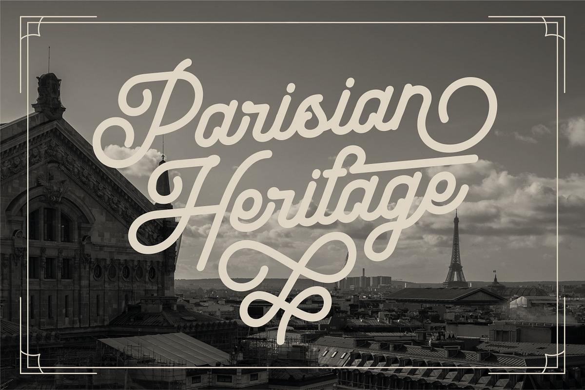 Fireclay - Logotype Monoline, a Script Font by ErgibiStudio (Photo 2 of 10)
