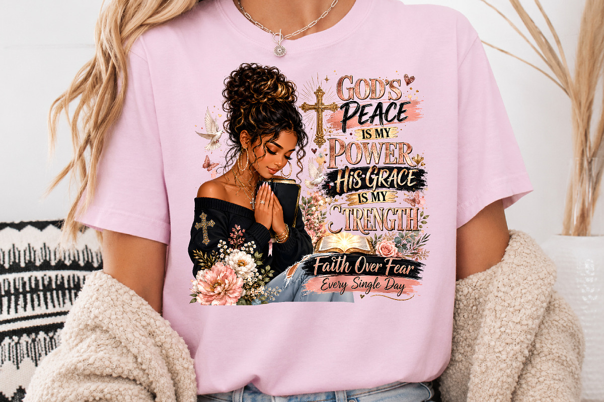 God's Peace Is My Power PNG, a Person Illustration by Rose Art (Photo 3 of 4)