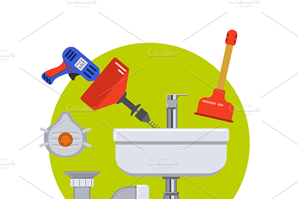 Plumbing Service Themes, a Work Illustration by TAlex (Photo 4 of 6)
