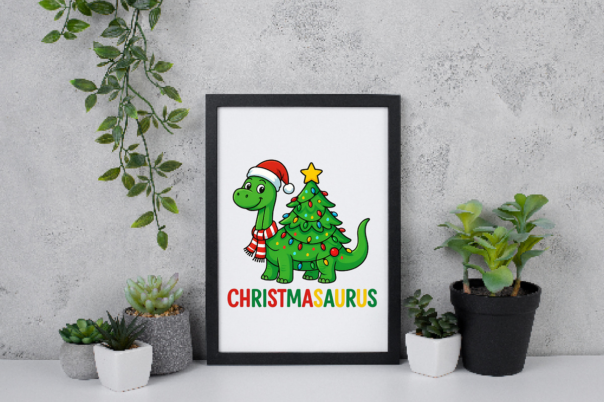 Christmas Png Dinosaur Christmas Tre, an Illustration by Daily.Designs (Photo 4 of 5)