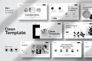 Clean Minimal Presentation Template, a Presentation Template by Creative-Work