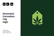 Minimalist Cannabis Tag Logo, a Branding & Logo Template by Luxury Logos (Thumbnail 1 of 4)