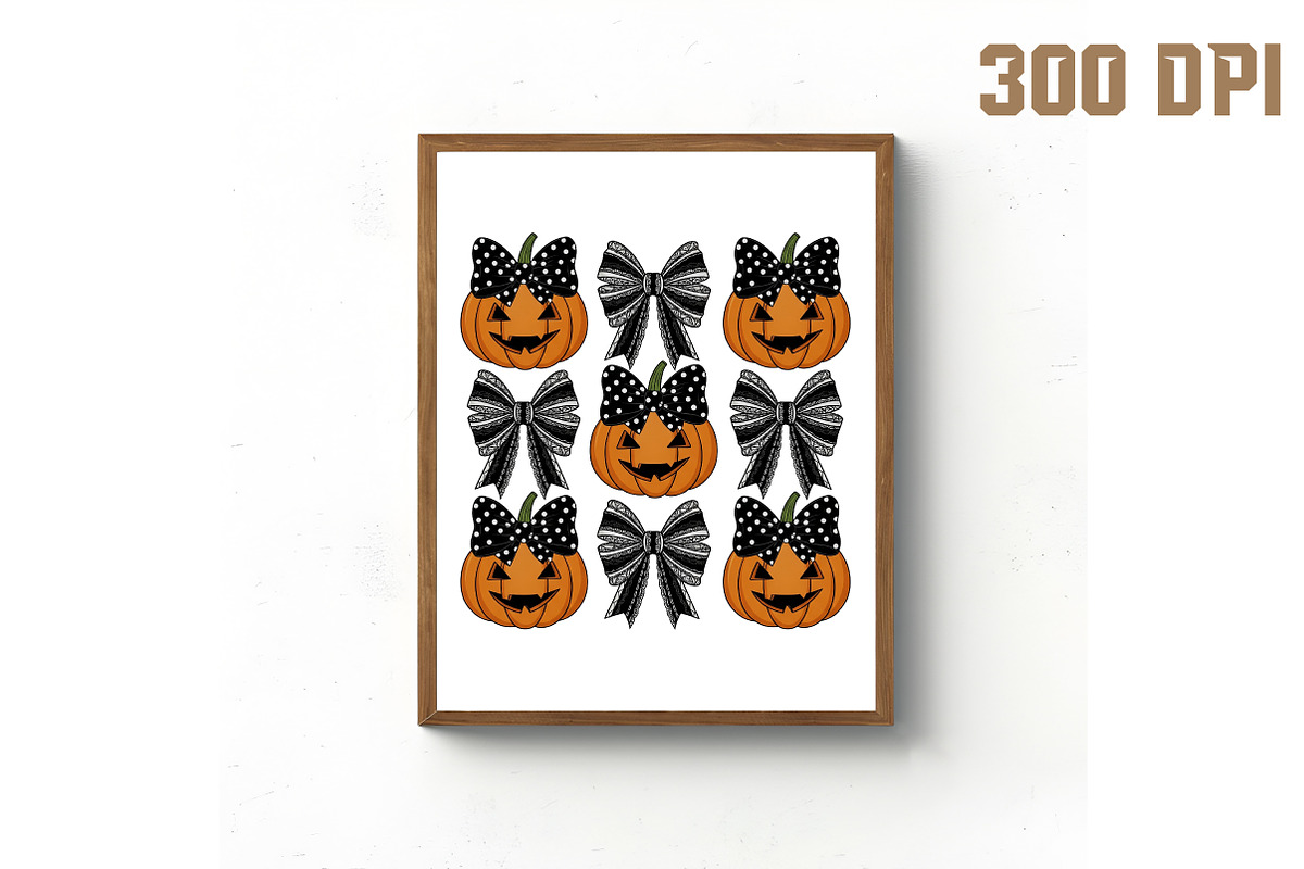 Halloween Pumpkin PNG, Fall Coquette, an Illustration by Libby Wishes (Photo 4 of 6)