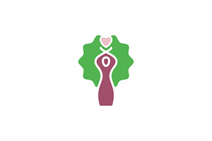 Woman Tree Logo, a Branding & Logo Template by ganuDESIGN