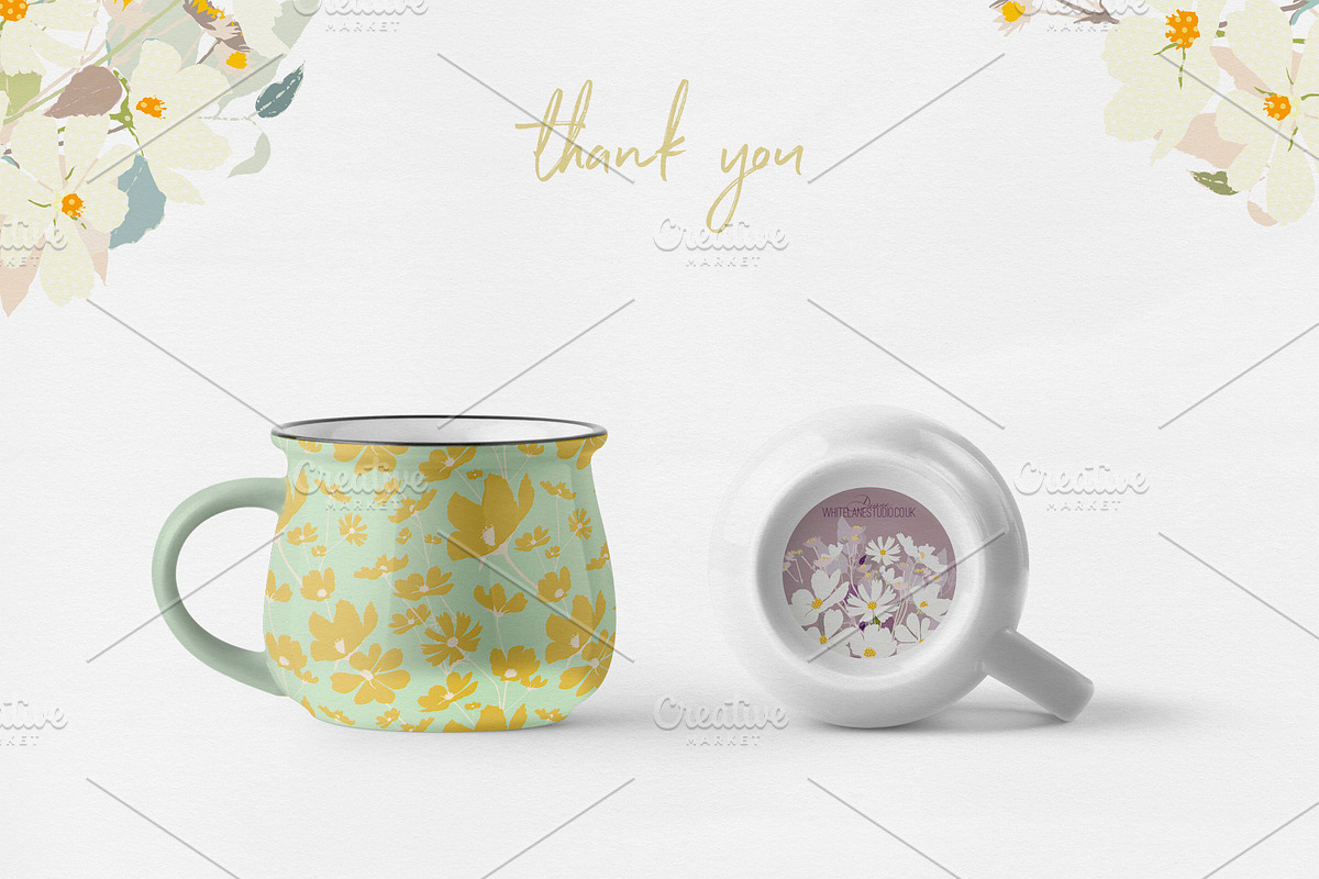 Abstract Florals Cosmos Collection, an Illustration by White Lane Studio (Photo 9 of 9)