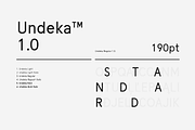 Undeka San Serif Font, a Sans Serif Font by Bolderaja1 Studio (Thumbnail 2 of 20)