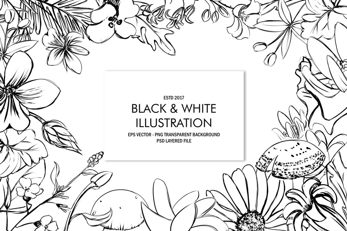 Sketchy Ink Floral Illustration, an Illustration by Storyteller Imagery (Photo 2 of 6)