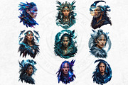 Maori Atua gods Clipart, Polynesian, a Person Illustration by ThatsDesignArt (Thumbnail 7 of 10)