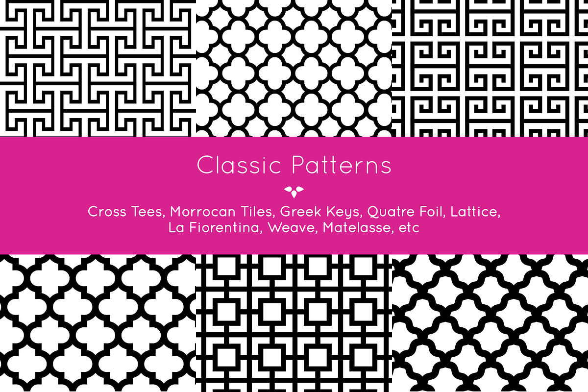 Classic Patterns, a Pattern Graphic by HMJS Designs (Photo 2 of 5)