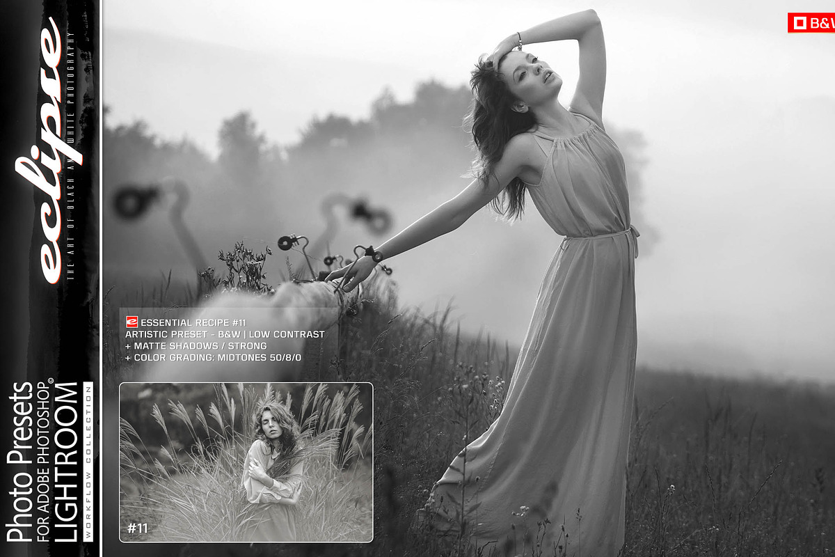 Presets for Lightroom / ECLIPSE B&W, an Action Add-On by Miracle_Design (Photo 17 of 22)