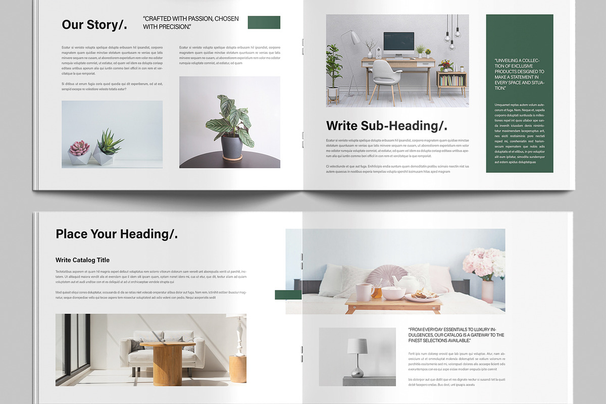 Modern Interior Product Catalog, a Brochure Template by MightyDesign (Photo 5 of 9)