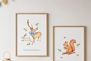 Woodland Watercolor Illustrations, an Animal Illustration by Liliia Polos Illustration (Thumbnail 3 of 16)