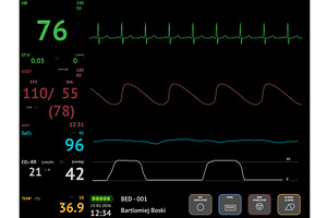 Medical Heart Rate Monitor Overlay, an Object Illustration by SkyVectors