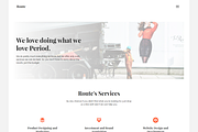Route Personal &  Portfolio Template, a Bootstrap Template by iothemes (Thumbnail 2 of 2)