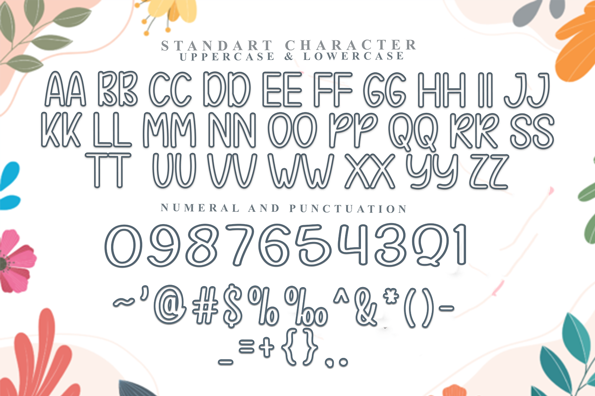 Summer Outline, a Sans Serif Font by FreshTypeINK (Photo 6 of 8)