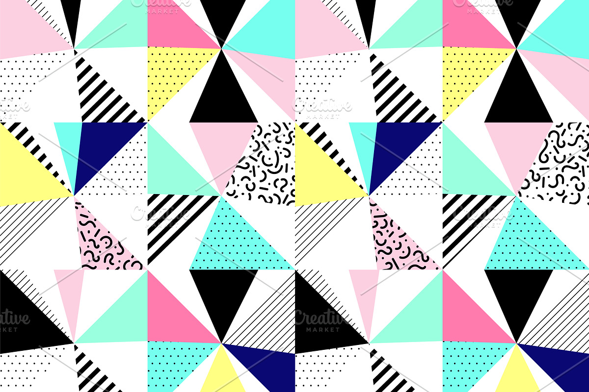 Hello from 80's, a Pattern Graphic by Daria Miazhevich (Photo 7 of 7)