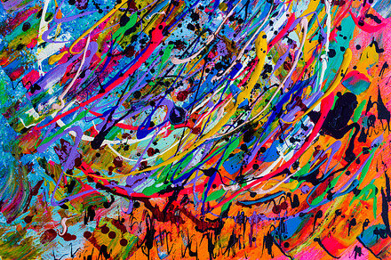 Acrylic abstract 1a by jl stock photo containing colors and acrylic