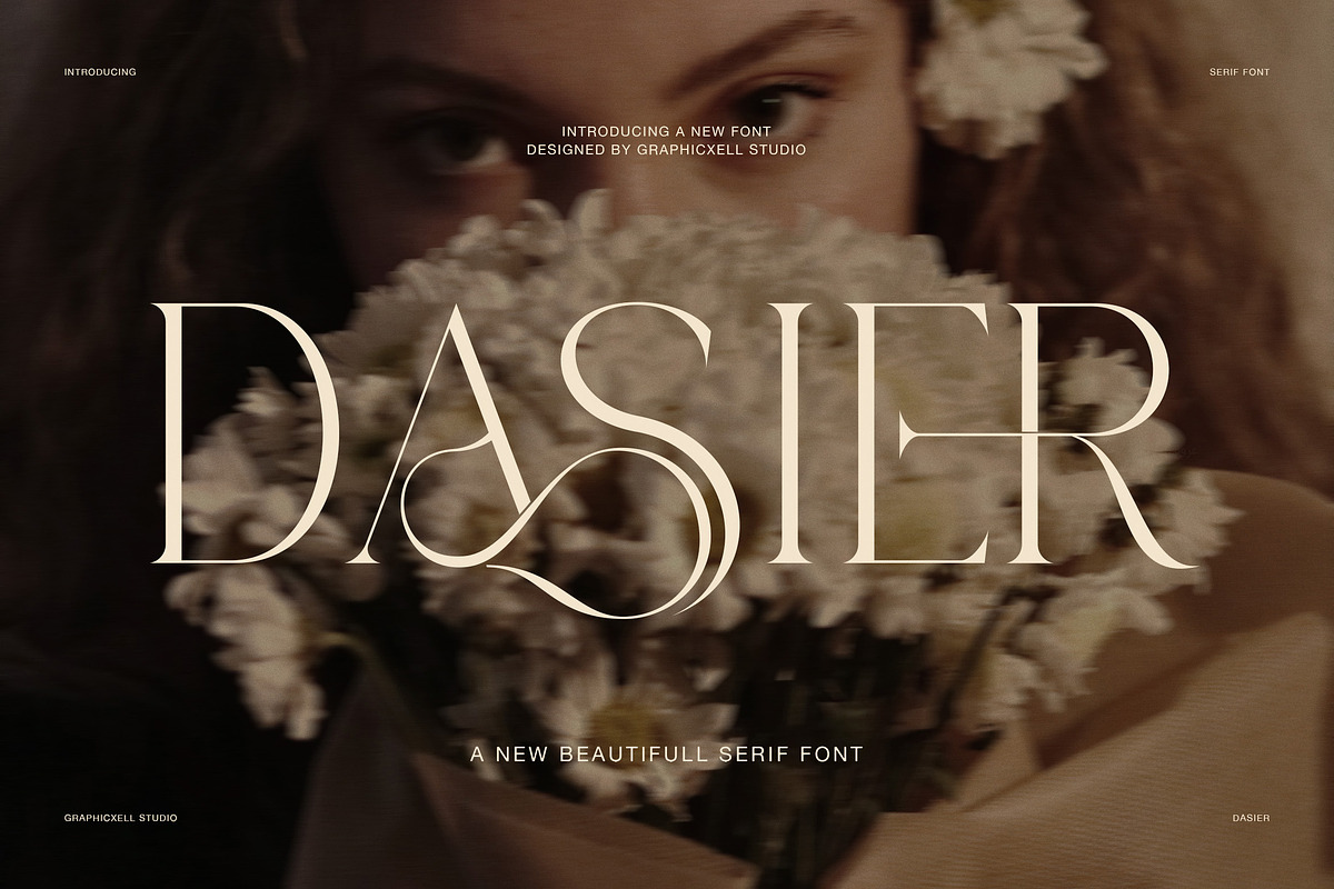 Dasier Elegant Fashion Serif Font, a Serif Font by Graphicxell (Photo 1 of 8)