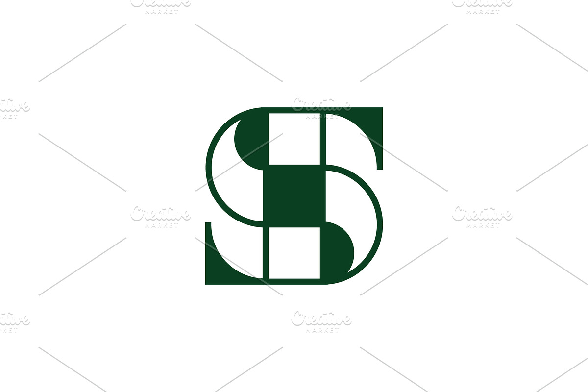 elegant modern letter S square logo, a Branding & Logo Template by Rasagama Studio