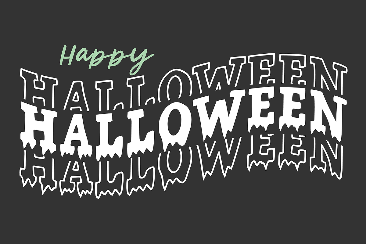 GHOUL STACKED Halloween Font, a Font by Blush Font Co. (Photo 3 of 5)