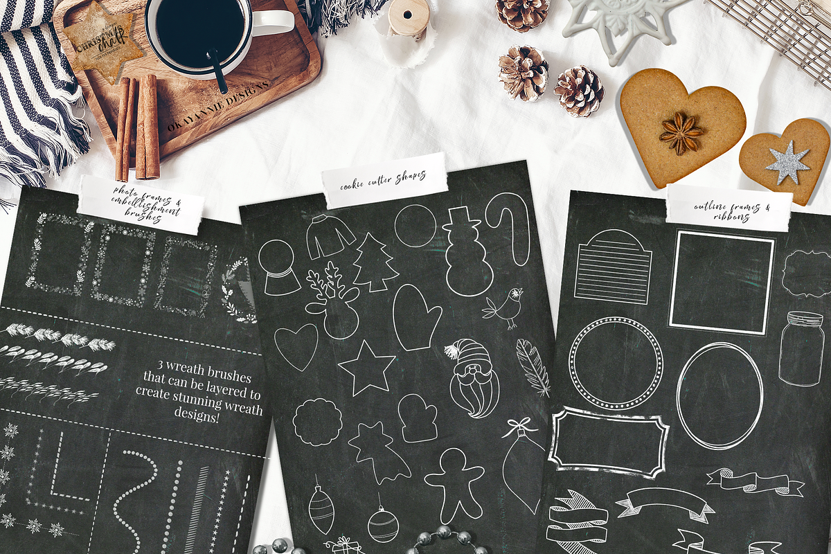 Christmas Procreate Brushes Bundle, a Brush Add-On by OkayAnnie Designs (Photo 10 of 20)