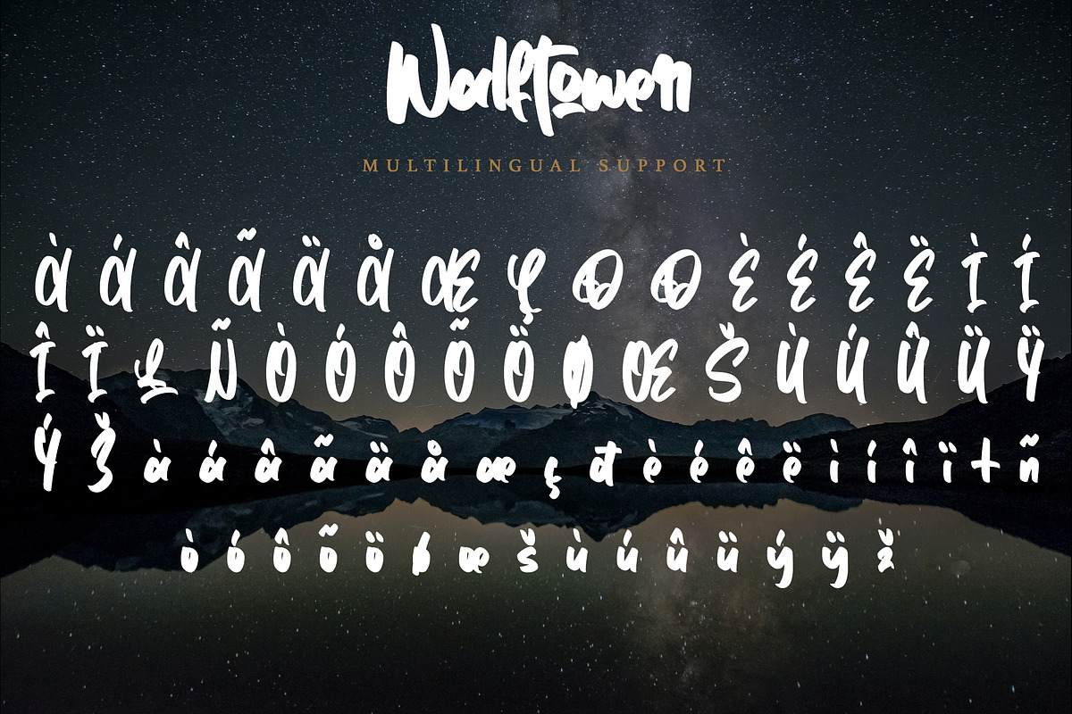 Walftower - Bold Handwritten Font, a Script Font by Arendxstudio (Photo 9 of 9)
