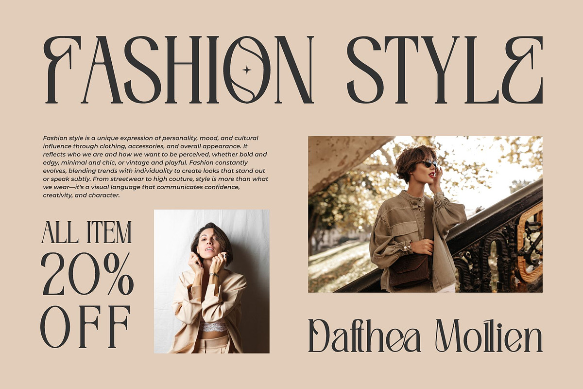 Refangi || Modern Retro Serif Font, a Serif Font by Ermedia Studio (Photo 2 of 10)