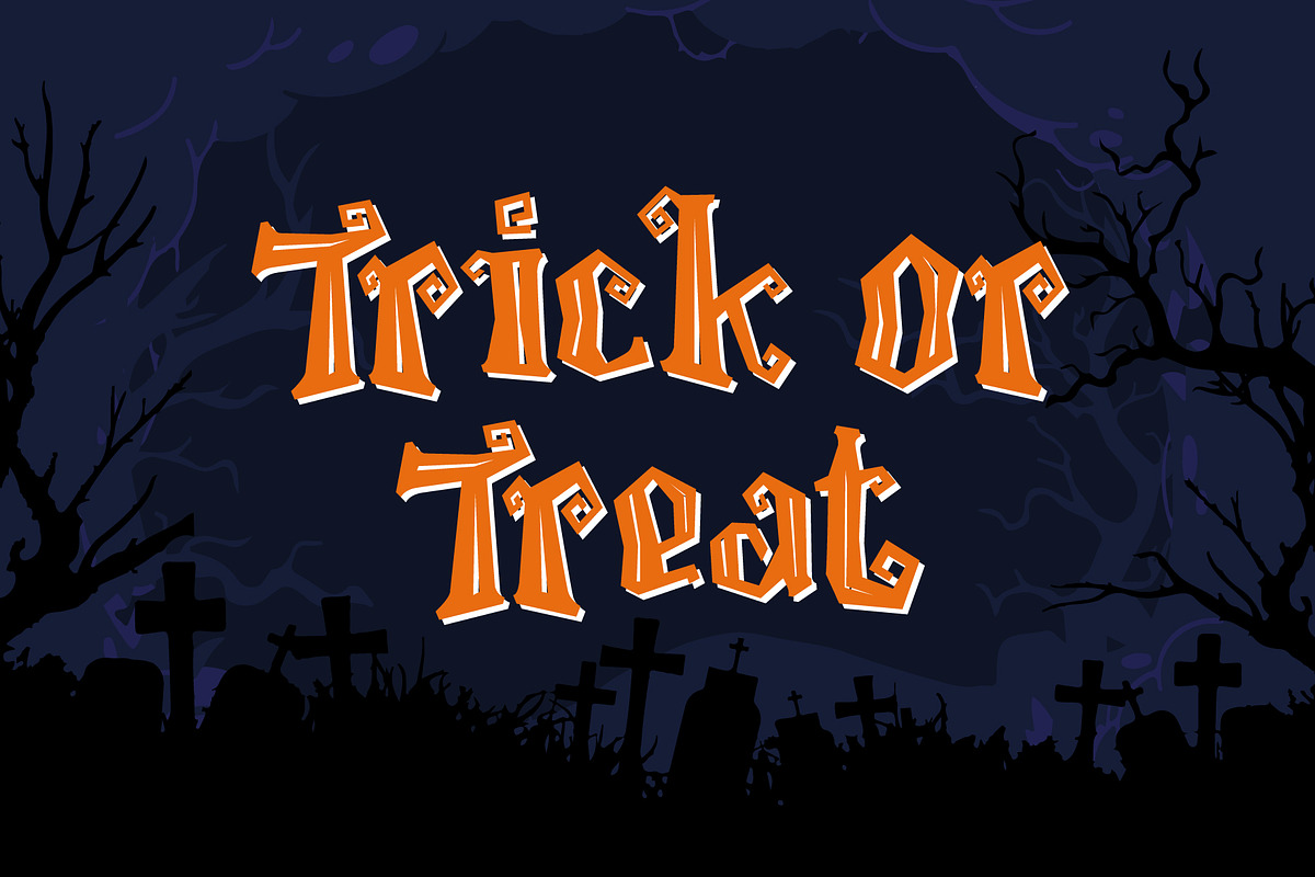 Monster Pumpkin, a Font by sancreastd. (Photo 4 of 5)