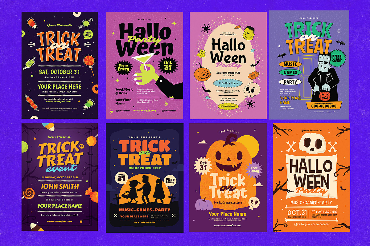 31 Halloween Flyer Bundle, a Flyer Template by Guuver (Photo 3 of 5)