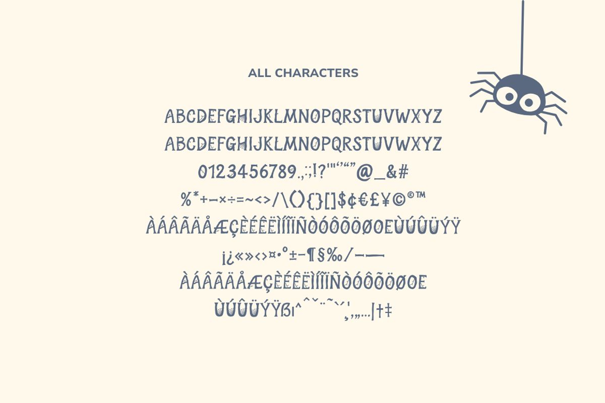Witch Sticks Halloween Font, a Serif Font by Cosy Fox (Photo 2 of 7)