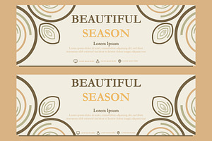 Abstract Floral Banner Template, a Marketing Template by sekitarief