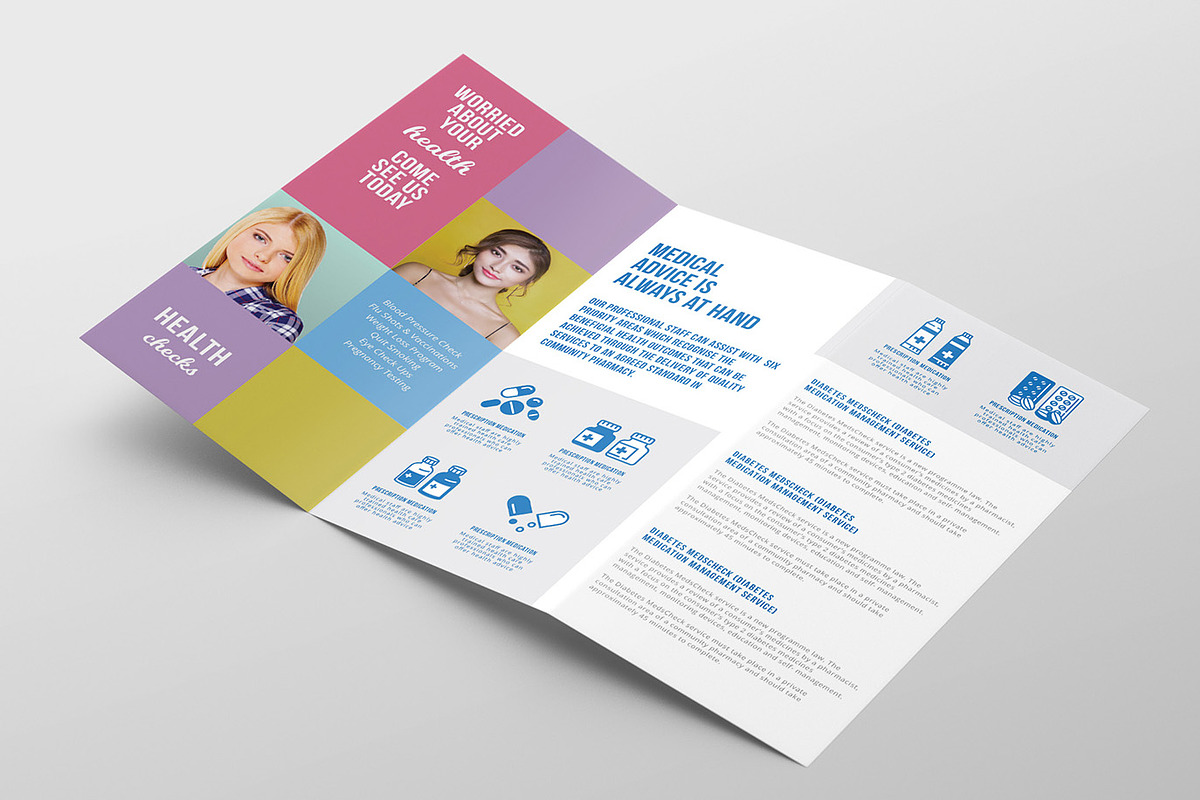 Modern Medical Tri-Fold Brochure, a Brochure Template by BrandPacks (Photo 2 of 5)