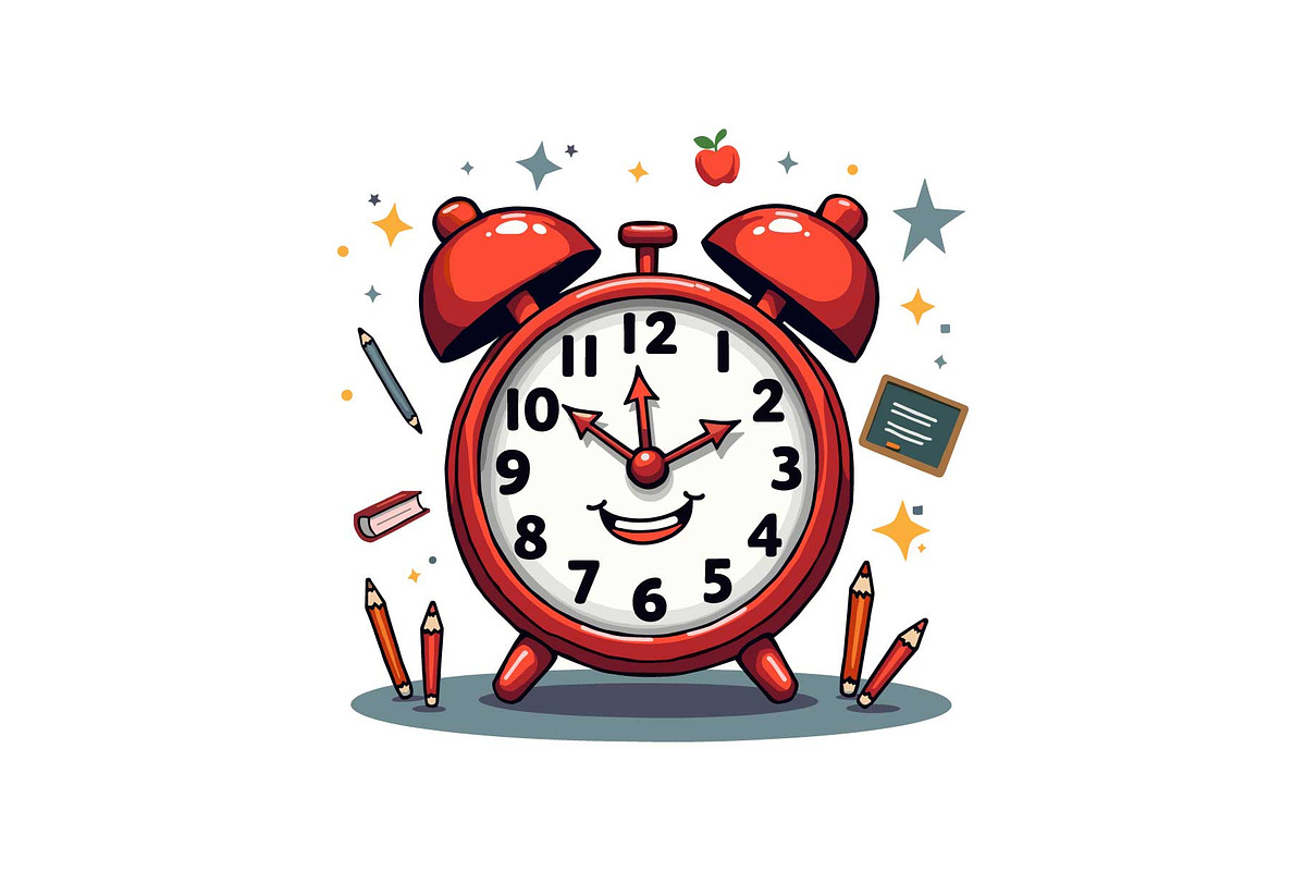Books, Globe & Clock Clipart, an Object Graphic by Gfx_Store (Photo 12 of 16)
