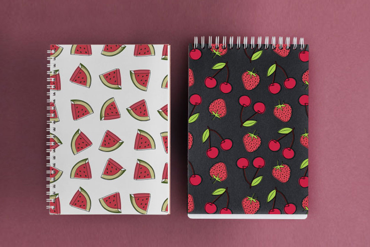 Seamless Berries Pattern Collection, a Pattern Graphic by Gulnarart (Photo 2 of 4)