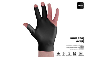 Billiard Glove Mockup