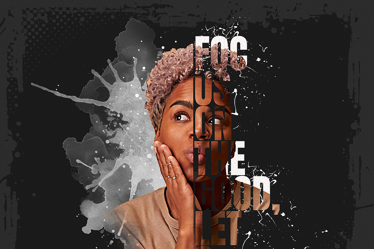 Text Portrait Photo Effect, an Action Add-On by Photoshop Action (Photo 12 of 14)