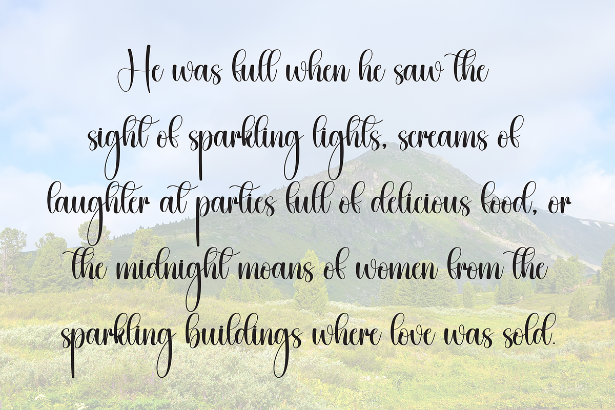 Jewelry | Script Font, a Handwritten Font by Scratchones (Photo 6 of 8)
