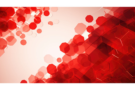 texture red shapes background ai, an Abstract Photo by pikepicture