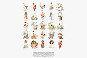 watercolor autumn clipart set, a Decorative Illustration by Patishop Art (Thumbnail 7 of 8)