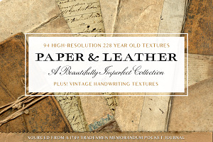 Vintage Textures & Ephemera Bundle