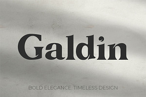 Galdin - Serif Font