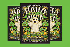 Halloween Night Party Flyer