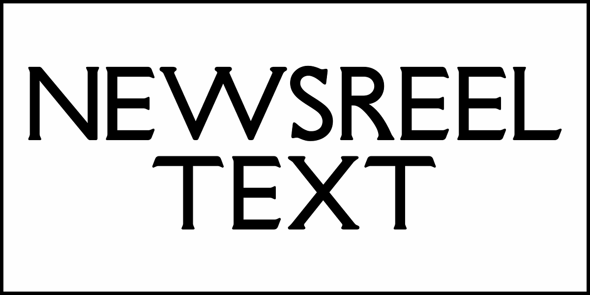 Newsreel Text JNL, a Serif Font by Jeff Levine Fonts (Photo 2 of 5)