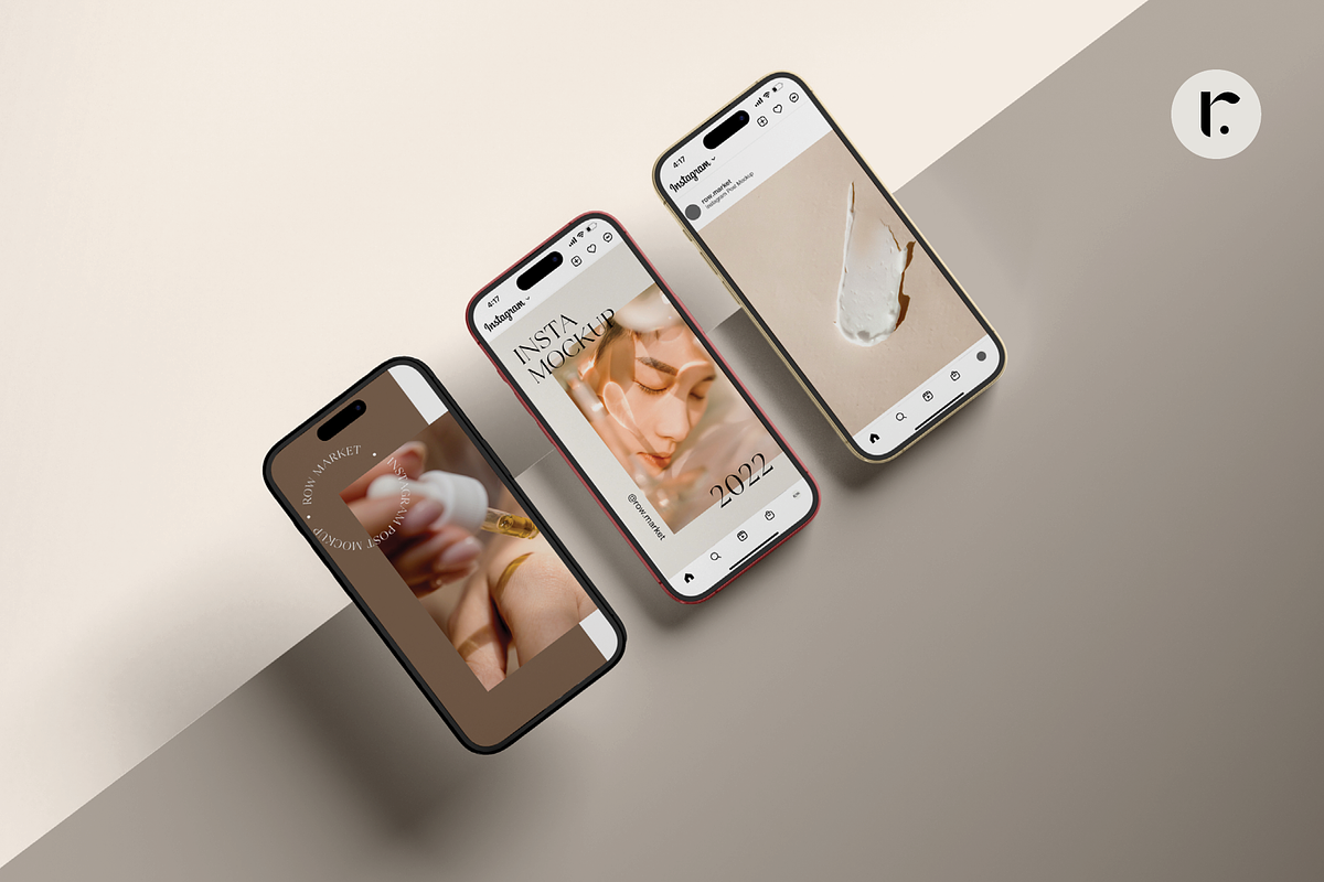 Instagram Post Mockup, an iPhone Mockup by Row Creative (Photo 6 of 13)