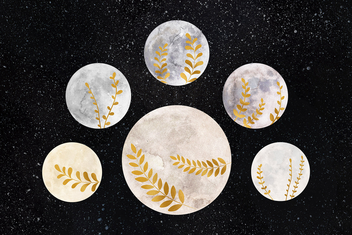 MOON BUNDLE, a Work Illustration by Chus Moreno Studio (Photo 5 of 20)