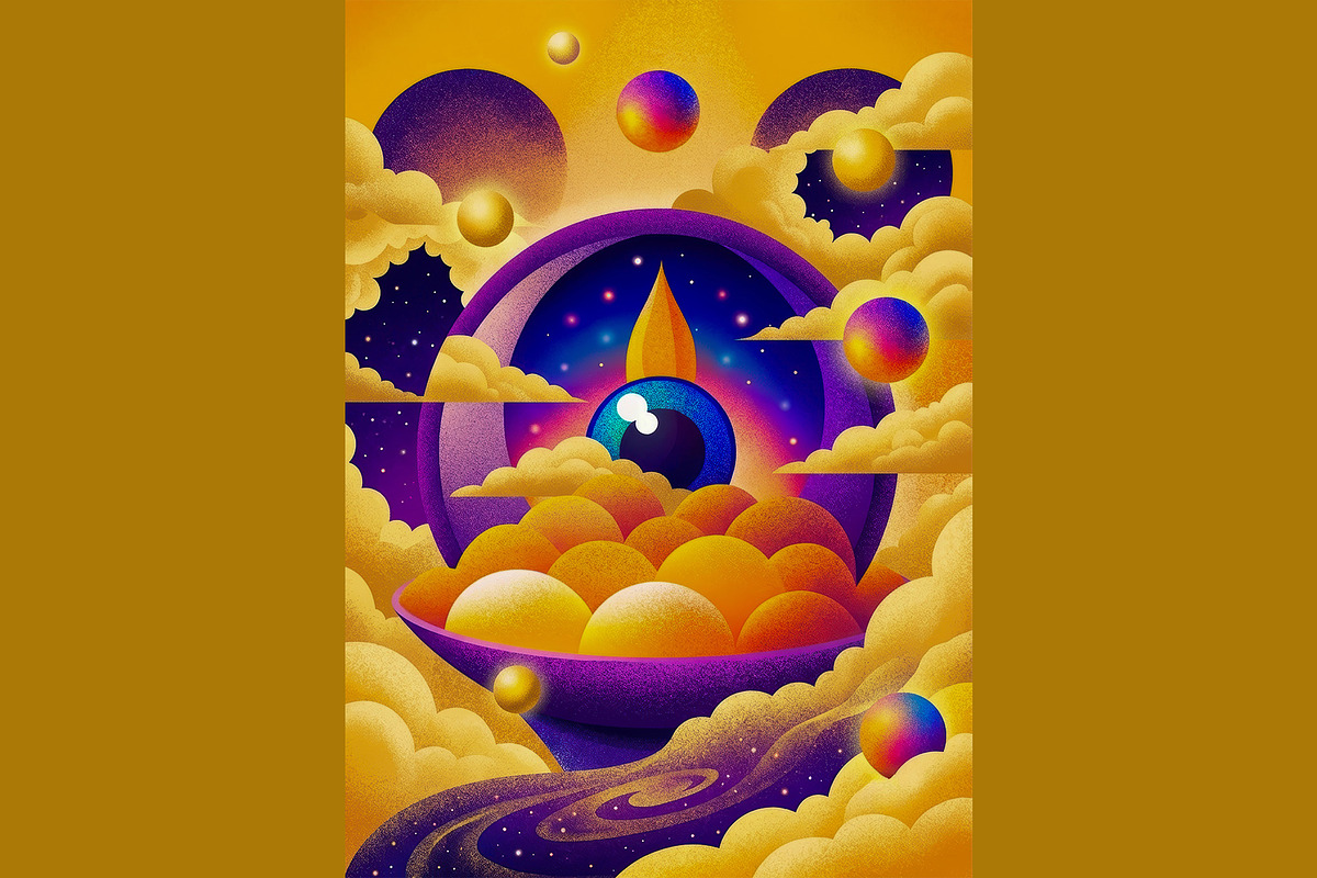 Cosmic Surreal Art Bundle, a Decorative Illustration by StockVerse Creative (Photo 2 of 4)