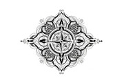 Ornamental Compass Rose SVG Bundle, an Illustration by Gaye Art (Thumbnail 29 of 31)