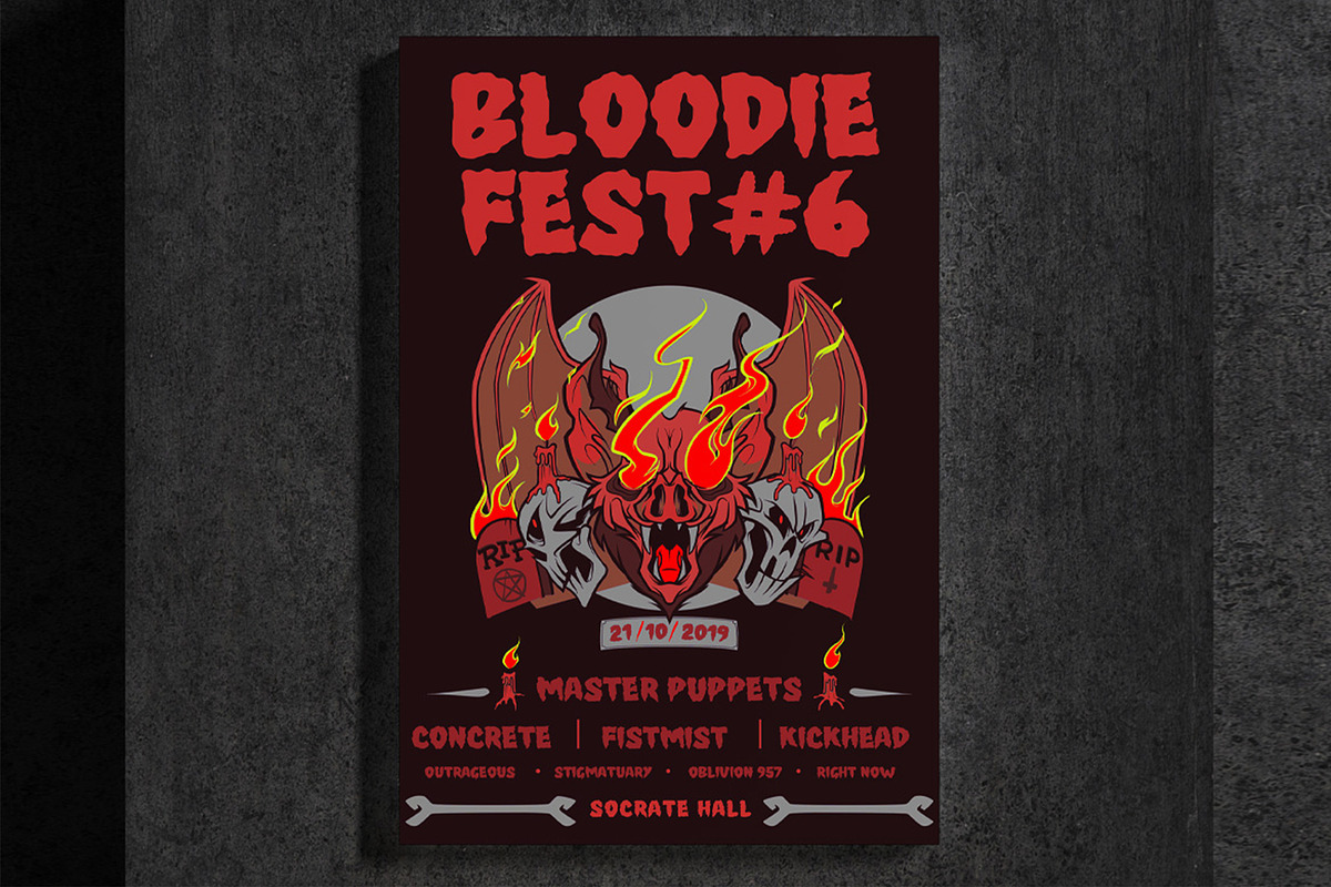 Ghost Baster - Scary Bloody Font, a Font by Pekotype (Photo 12 of 15)