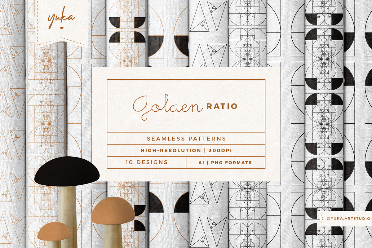 Golden Ratio Pattern, a Pattern Graphic by Yuka Baby (Photo 1 of 6)